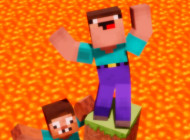 Noob vs Pro But Floor is Lava Miningcraft